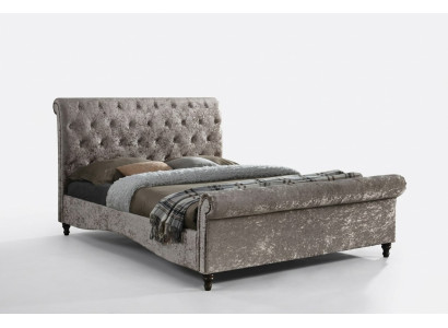 Luxus Chesterfield Knöpfe Betten Schlafzimmer Design Möbel Bett Doppel Hotel Neu