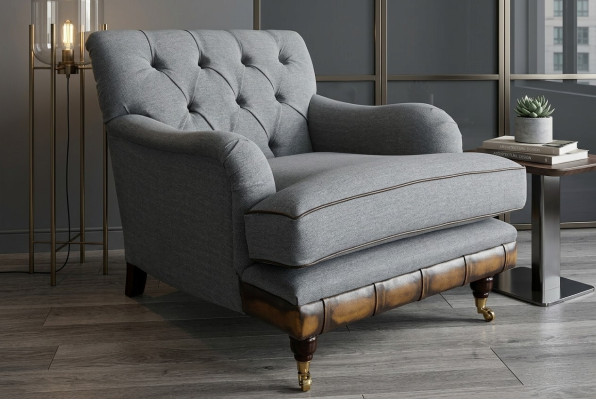 Lounge Ohren Sessel Club Designer Möbel Fernseh Sofa Stuhl Samt Polster Sitz Neu