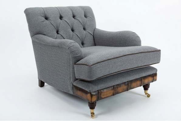 Lounge Ohren Sessel Club Designer Möbel Fernseh Sofa Stuhl Samt Polster Sitz Neu