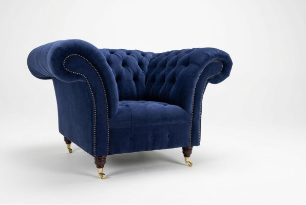 Sessel Design Couch Sofa Sitzer Samt Lounge Club Polster Luxus Ohren Sitz Relax