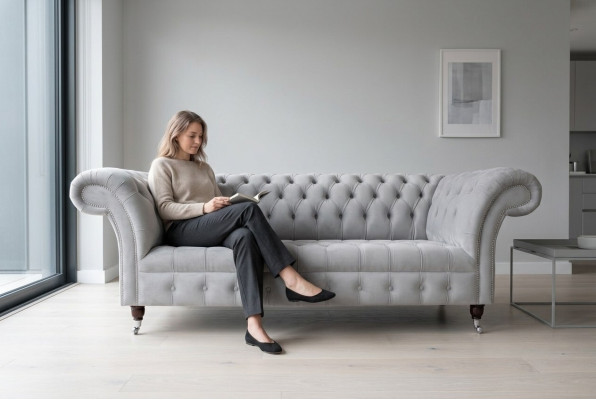 Dreisitzer Couch Polster Design Sofa Sitz Sofas Zimmer Möbel Moderne Textil 3er
