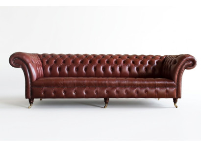 Xxl Big sofa Chesterfield Sofa 4 Sitzer Couch Polster Luxus Klassische Textil