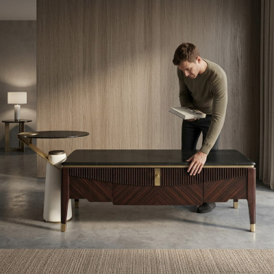 Moderner Couchtisch Tisch Sofa Design Tische Holz Deko Wohnzimmer Beistell