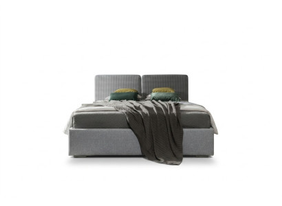 Klassische Designer Bett Schlafzimmer Textil Leder Polster 140x200 Möbel Gestell