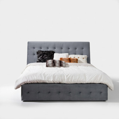 Bett Polster Design Luxus Doppel Hotel Betten Ehe Schlaf Zimmer Textil 180x200cm