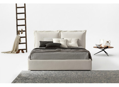 Modernes Design Hotel Bett XXL Betten Luxus Stil Doppel Textil 180x200cm Stoff
