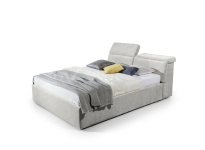 Weißes 180x200 Bett Schlafzimmer Betten Textil Leder Hotel Luxus Polster Big