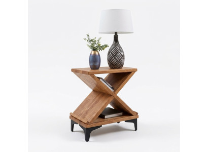 Nachttisch Nachtkonsole Design Beistelltisch Schlafzimmer Tisch Nachttische Holz
