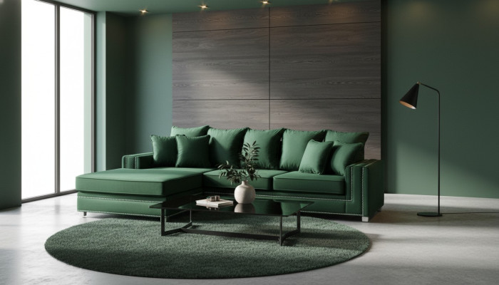 Ecksofa L-form Textil Luxus Design Wohnlandschaft Polster Couch Couchen Möbel