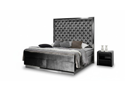 Boxspringbett Bett 2x Nachttisch 3 tlg. Schlafzimmer Set Möbel Luxus Betten Neu