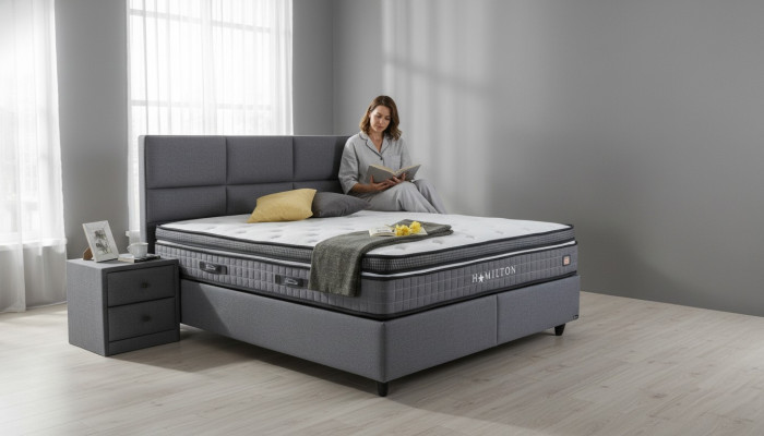 Bettgestell Stoff Möbel Luxury Modern Betten Bett Textil Schlafzimmer Design Neu