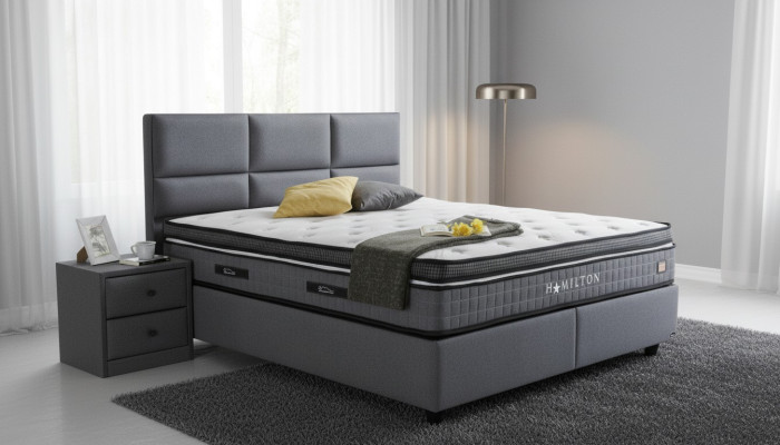 Bettgestell Stoff Möbel Luxury Modern Betten Bett Textil Schlafzimmer Design Neu