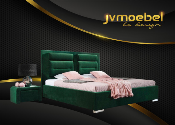 Bett Textil 2x Nachttisch 3 tlg. Schlafzimmer Set Möbel Modern Luxus Betten Neu