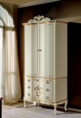 Kleider Schrank Holz Barock Rokoko Möbel Klassische Schlafzimmer Möbel Schränke Neu