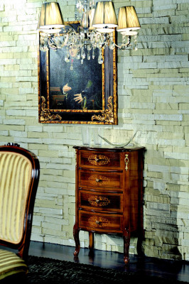 Holz Italienische Stil Möbel Luxus rtv Braune Kommode Stil Barock Antik Stil