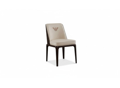 Leder Luxus Beige Gruppe Lehnstuhl  Modern Design Möbel Esszimmer Holz 6 Stühle