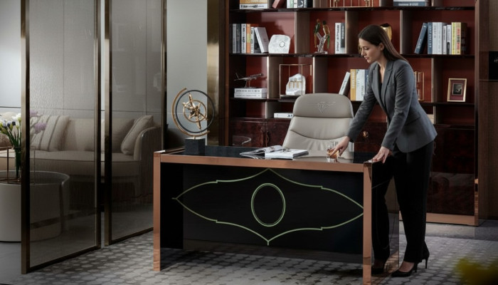 Büroschrank Braun Holz Arbeitszimmer Braun Moderne Design Möbel Luxus Schrank