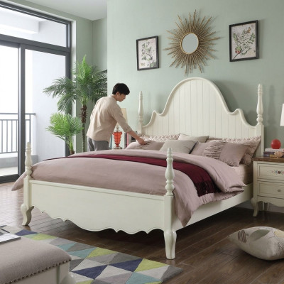 Klasse Schlafzimmer Set 3tlg Bett Doppelbett Betten 2x Nachttisch Holz 3tlg. Neu