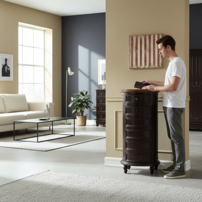Kommode Designer Kommoden Kommodenschrank Schrank Designer Schrank Regal rund