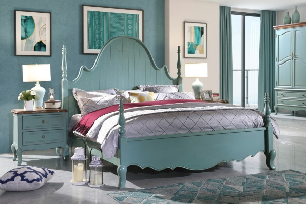 Amerikanisch Doppel Betten luxus Schlafzimmer Designer Doppelbetten 180x200 Neu