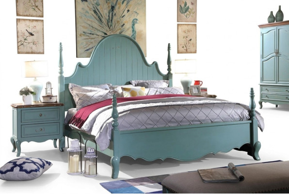 Amerikanisch Doppel Betten luxus Schlafzimmer Designer Doppelbetten 180x200 Neu