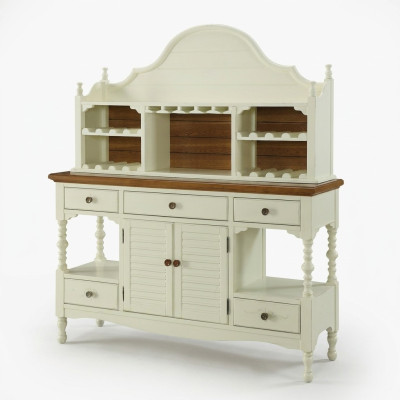 Klassische Holz Anrichte Landhaus Stil Möbel Schrank Kommode Anrichten Schränke