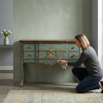 Antik Stil Möbel Anrichte Kommode Schrank Sideboard Konsolen Schrank
