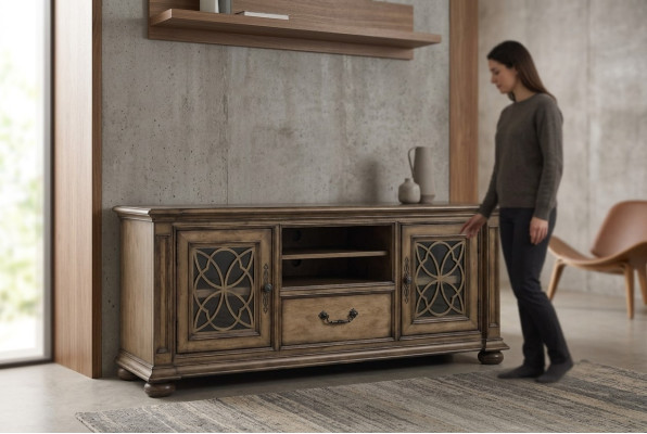 Sideboard Kommode Schublade Vitrine Wohnzimmer Holz Buffetschrank Anrichte Neu