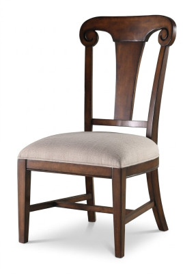Luxus Design Polster Stuhl Stühle Sitz Esszimmer Holz Textil Sessel Echtholz Neu