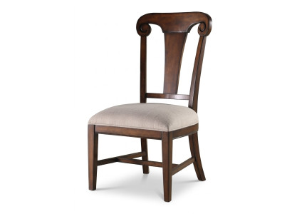 Luxus Design Polster Stuhl Stühle Sitz Esszimmer Holz Textil Sessel Echtholz Neu