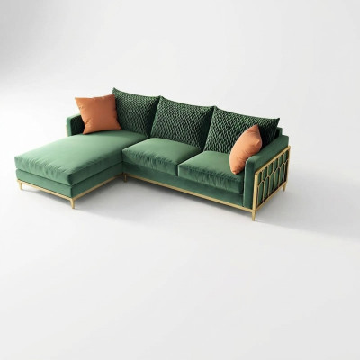 Ecksofa Wohnlandschaft Polster Eck Sofa Couch Sitz Garnitur Modern Stoff L Form