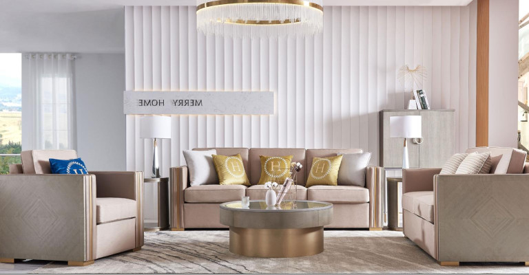 Moderner Tisch Couchtisch Beistelltisch Sofa Design Wohnzimmer Edelstahl