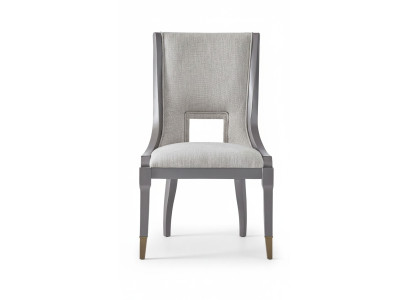 Klassischer Stuhl Modern Stil Sessel Lounge Club Sitz Polster Design Holz Textil