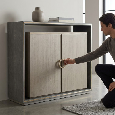 Kommode Möbel Sideboard Design Klassisch Kommoden Holz Modern Luxus Holz Schrank