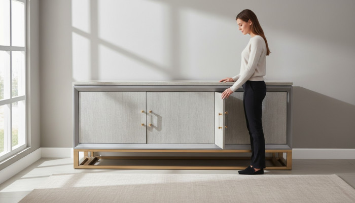 Kommode Möbel Sideboard Design Klassisch Holz Modern Luxus Holz Schrank Kommoden
