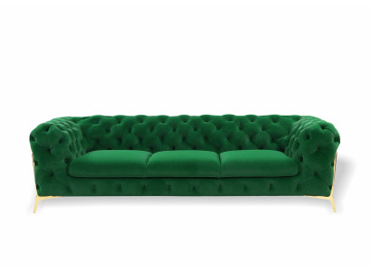 Sofa 3 Sitzer Design Sofas Polster Couchen Leder Relax Chesterfield Sitz Möbel