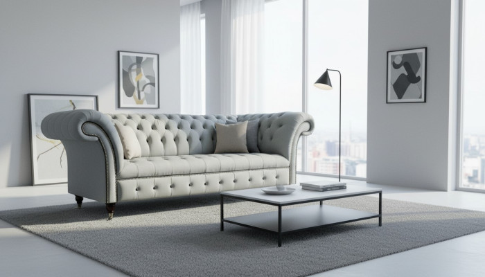 Sofa Couch Polster Garnitur Sitz Sofas Couchen Chesterfield 3 Sitzer
