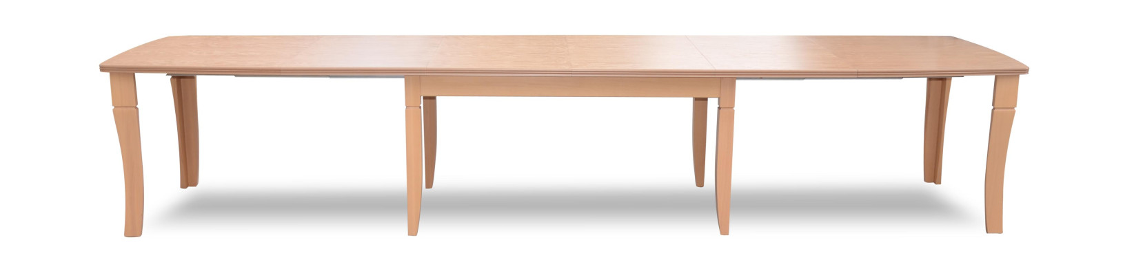 Ess Tisch Zimmer Tische Wohn xxl big Zimmer Holz Esstische Braun 100x160/400cm