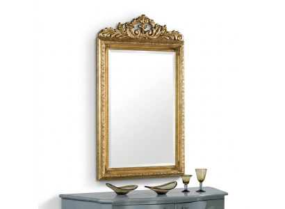 Glas Rahmen Wand Klassischer Wandspiegel Holzrahmen Spiegel Möbel Neu 133x81cm