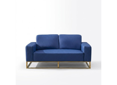 Couch Kunstleder Sofa Edles Design Designer 2 Sitzer Möbel Klassische