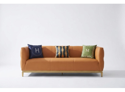 Designer Sofa 3 Sitzer Modern Couch Polster Sofas Designsofa Dreisitzer