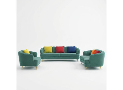 Sofagarnitur 3+2 Sitzer Garnitur Couch Polster Sofa Garnituren Design