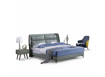 Bett Polster Design Luxus Doppel Hotel Betten Schlaf Zimmer Holz Neu 180x200cm