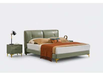 Schlafzimmer Bett 3 Nachttische tlg. Set Design Luxus Betten Holz Doppelbett