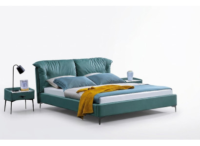 Schlafzimmer Bett Nachttische 3 tlg. Set Design Luxus Betten Holz