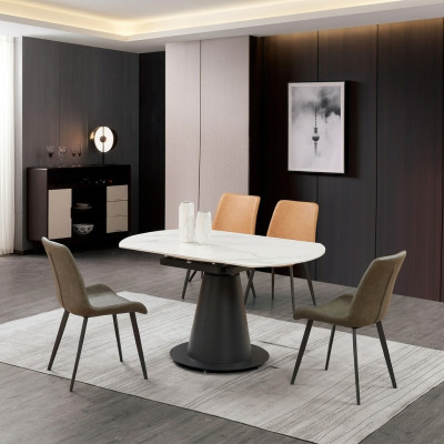 Design Esstisch Runder Tisch Esszimmer Wohnzimmer Tische 150x90