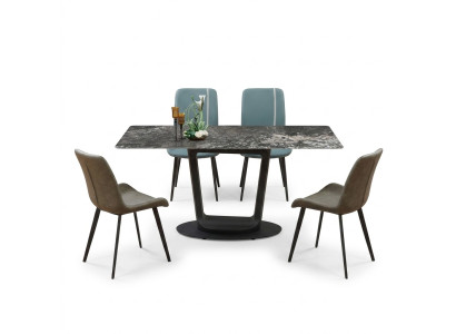 Luxus Möbel Design Esszimmer Garnitur Essgarnitur Stühle Tisch Gruppe