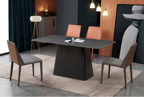 Klassischer Tisch Esstisch Holz Esszimmer Garnitur 4x Stuhl Set Stühle