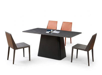 Klassischer Tisch Esstisch Holz Esszimmer Garnitur 4x Stuhl Set Stühle