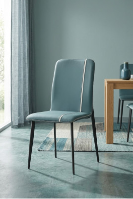 Stuhl Lehn Design Textil Polster Stühle Wohn Esszimmer Neu 1x Lehnstuhl